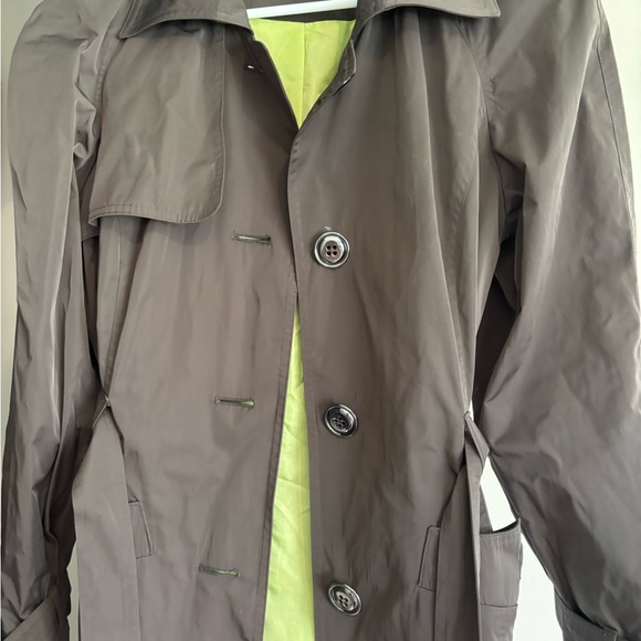 Talbots Brown Trench Coat Lightweight Classic - Picture 5 of 11
